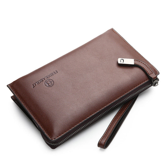 Billetera Ejecutiva de Cuero para Hombre con Cierre de Cremallera - Image 2