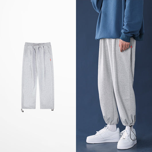 Pantalones Deportivos Holgados con Cordón - Corte Ancho Versátil - Image 6