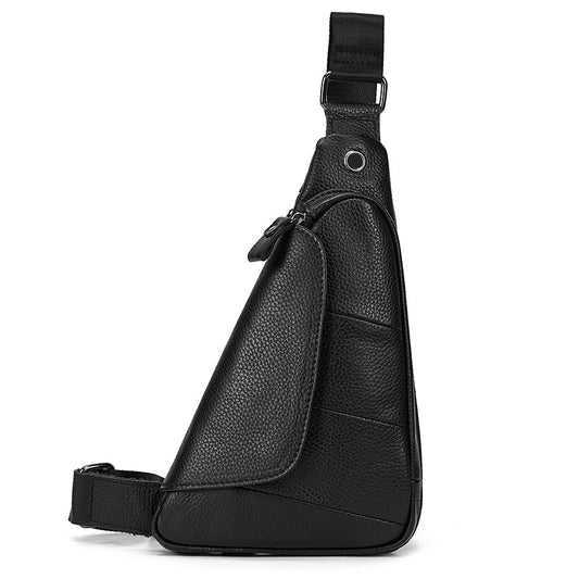 Bolsa de Pecho de Cuero para Hombre - Diseño Moderno y Funcional