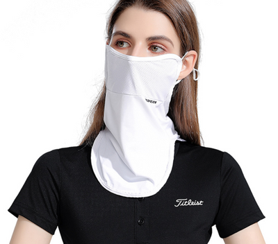 Protector Solar Facial de Seda Hielo con Cobertura de Cuello para Ciclismo - Image 10