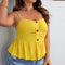 Blusa Camisola Fruncida Sexy Hombro Descubierto con Cintura Ajustada