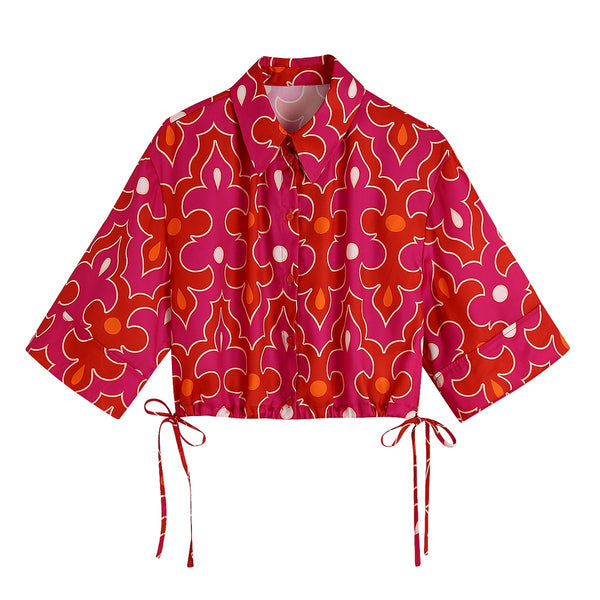 Blusa Casual Estampada Versátil para Mujer - Image 3