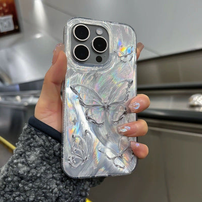 Funda Móvil Mariposa con Textura Anti-caídas y Protección Premium - Image 2
