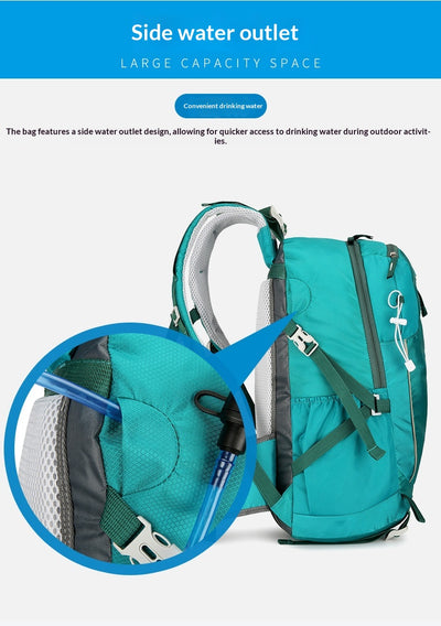 Mochila de Senderismo Impermeable para Hombre con Capacidad Deportiva - Image 21