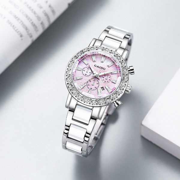 Reloj de Cuarzo Fritilaria Luminoso Resistente al Agua para Mujer