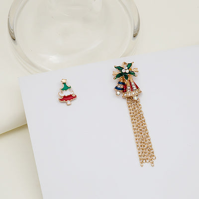 Broche Navideño Copo de Nieve con Borla y Acabado Brillante - Image 12