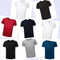 Camiseta Slim Fit Cuello Redondo Manga Corta para Hombre