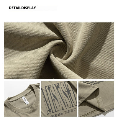 Camiseta Básica de Algodón Cuello Redondo para Hombre - Image 15