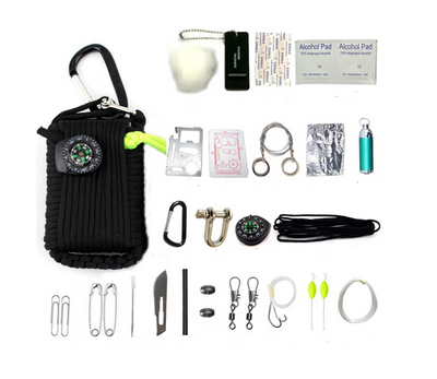 Kit de Supervivencia y Emergencia Outdoor con Cuerda Tejida a Mano - Image 3
