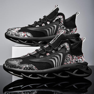Zapatillas Deportivas Mesh Transpirables con Diseño Graffiti - Image 9