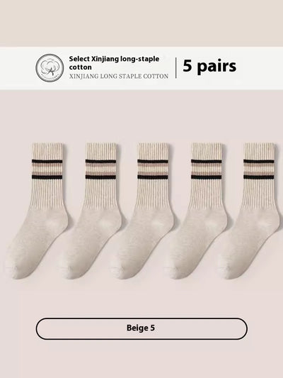 Calcetines Deportivos de Algodón Puro para Hombre - Talla Grande, Transpirables y Cómodos - Image 12