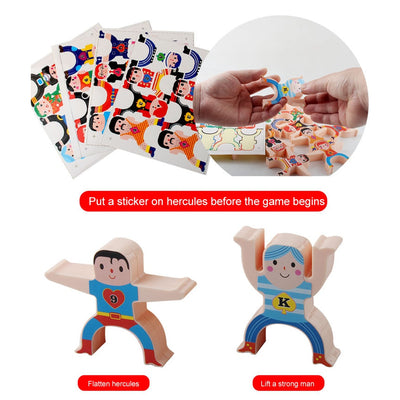 Bloques Apilables Hércules: Juego Interactivo Padre-Hijo de Equilibrio y Construcción - Image 3