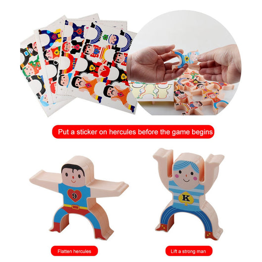 Bloques Apilables Hércules: Juego Interactivo Padre-Hijo de Equilibrio y Construcción - Image 3