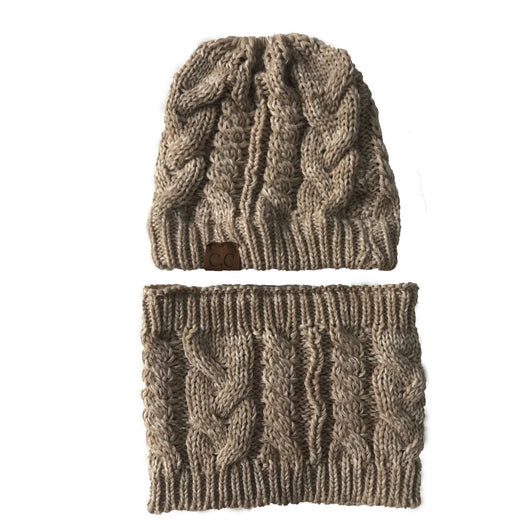 Gorro Tejido Multifuncional con Bufanda Integrada para Mujer - Protección Térmica Invierno - Image 4