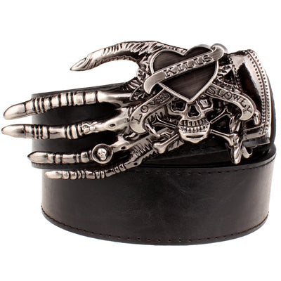 Cinturón de Moda Calavera Cabeza Grande