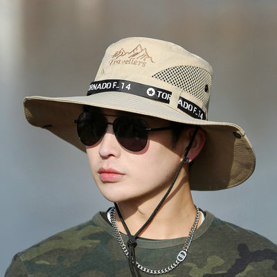 Gorra de Visera Ancha Transpirable para Pesca y Montaña - Protección Solar para Hombre - Image 15