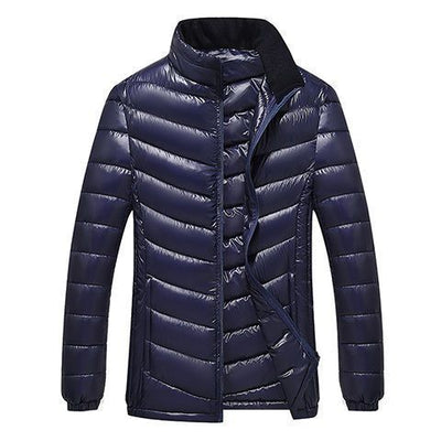 Abrigo Acolchado Largo para Hombre Talla Grande - Image 7