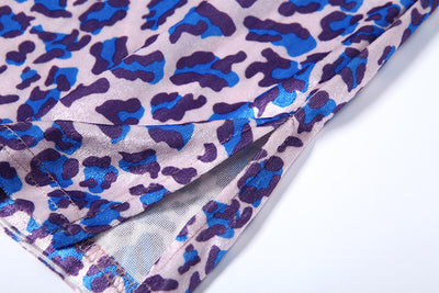 Vestido Estampado Leopardo Cintura Ajustada Tirantes Finos - Image 8