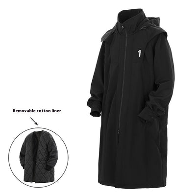Abrigo Trench Mecánico con Doble Cierre y Capucha para Hombre - Image 6