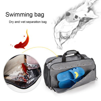Bolsa Deportiva Multifuncional con Compartimento para Zapatos y Separación Seco-Húmedo - Image 8