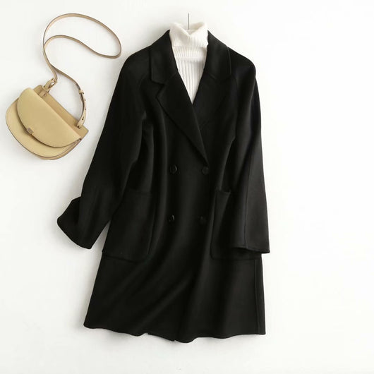 Abrigo de Lana Reversible Largo - Image 11