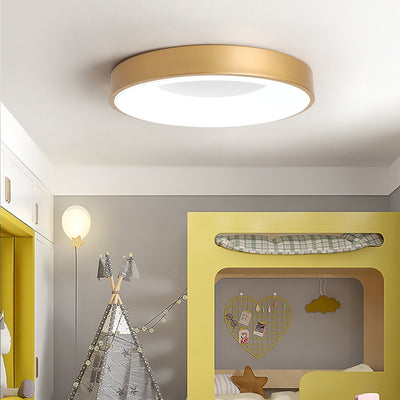 Lámpara de Techo LED Minimalista Redonda Macaron con Protección Ocular - Image 3
