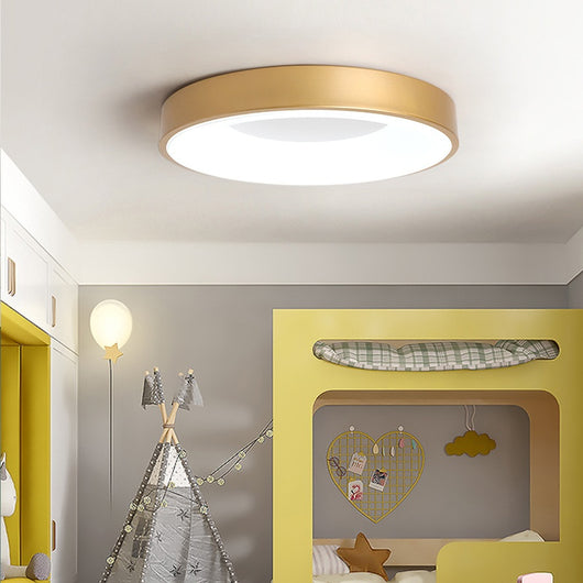 Lámpara de Techo LED Minimalista Redonda Macaron con Protección Ocular - Image 3