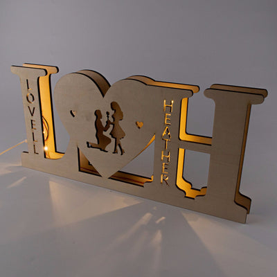 Lámpara Personalizada con Letras Iluminadas - Image 6