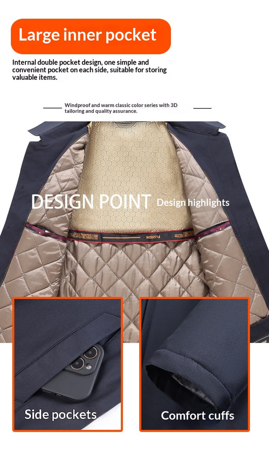 Chaqueta Acolchada de Grafeno para Hombre - Invierno y Otoño - Image 15