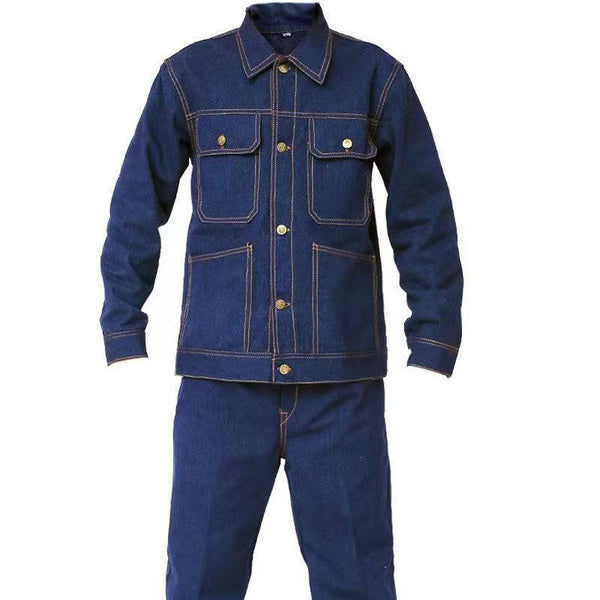 Overol Denim Resistente Reforzado para Trabajo