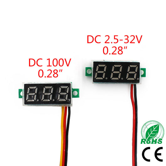 Voltímetro Digital Compacto 0.28" - Medidor DC Ajustable de Alta Precisión - Image 3