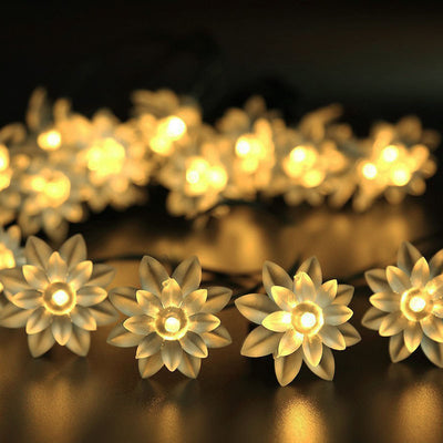 Luz Solar Decorativa Doble Loto LED - Image 10