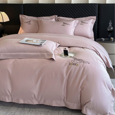 Juego de Cama Lujo Ligero Otoño Invierno 4 Piezas Acolchado Suave
