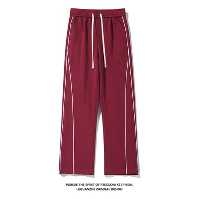 Pantalones de Buzo Hong Kong Cintura Blanca con Cinta - Image 3