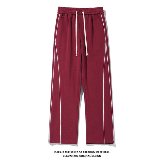 Pantalones de Buzo Hong Kong Cintura Blanca con Cinta - Image 3