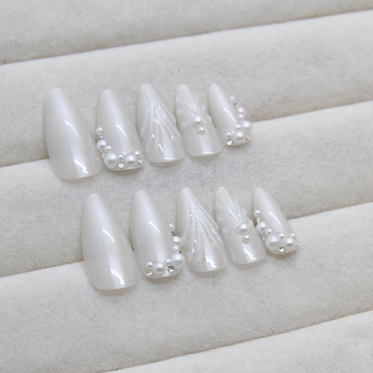 Diamantes de Uñas Pearl Fairy Wear - Set de 24 Piezas - Image 4
