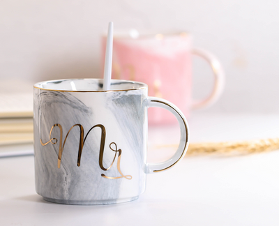 Taza de Cerámica Marmolada Nórdica - Vaso para Café y Leche - Image 7