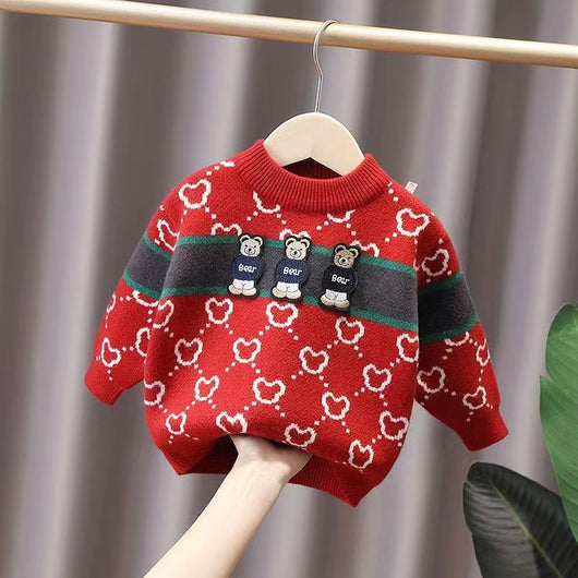 Suéter Grueso de Terciopelo para Niños y Niñas - Image 5