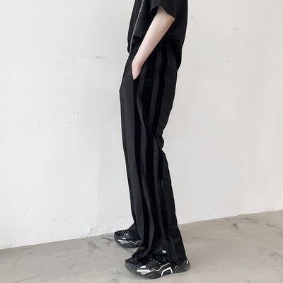 Pantalones con Cierre Lateral y Detalles en Contraste - Image 7
