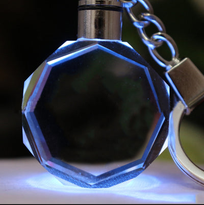 Llavero de Cristal Personalizado con Foto y Luz LED - Regalo Familiar - Image 8