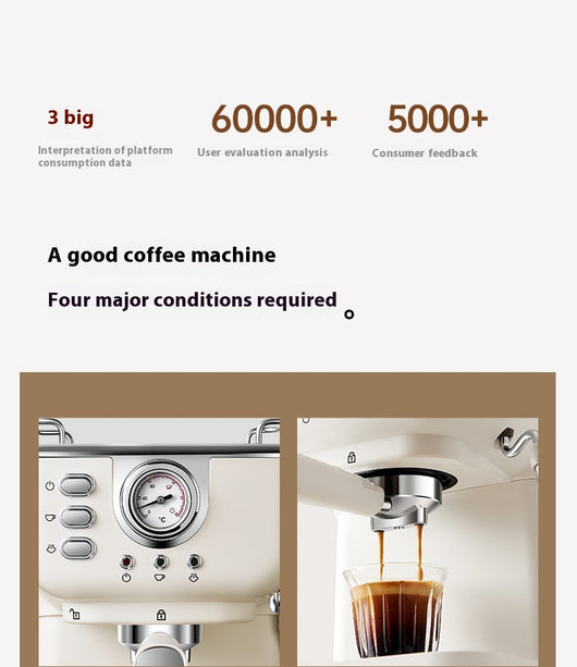 Cafetera Espresso Semiautomática Italiana de Vapor Concentrado - Image 7