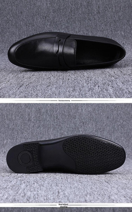 Zapatos Casuales de Cuero para Hombre con Suela Flexible y Transpirable - Image 10