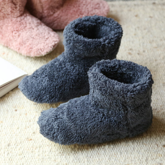 Botas Altas Estilo Japonés para Parejas con Bolsa y Zapatos de Felpa Coral