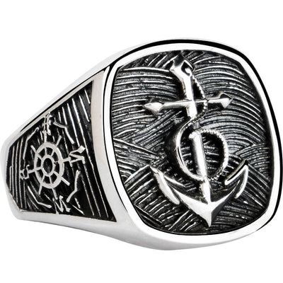 Anillo de Diseño Personalizado en Azul Marino para Dedo Índice - Image 5
