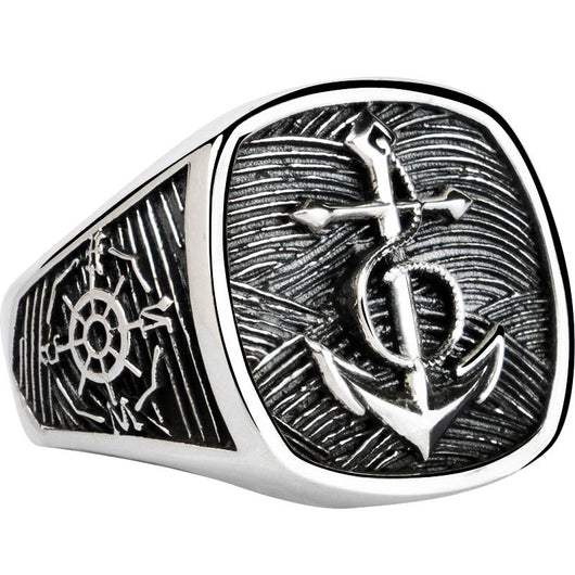Anillo de Diseño Personalizado en Azul Marino para Dedo Índice - Image 5