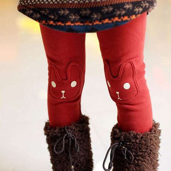 Leggings de Terciopelo Elásticos con Bordado
