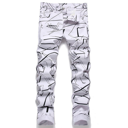 Pantalones de Algodón Estampado Digital para Hombre - Colección Verano