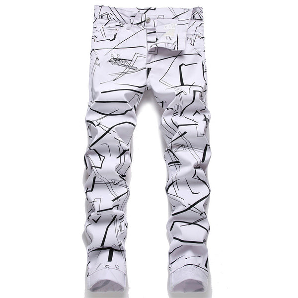 Pantalones de Algodón Estampado Digital para Hombre - Colección Verano