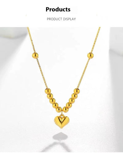 Collar de Bolitas Doradas Amor Versátil - Image 11