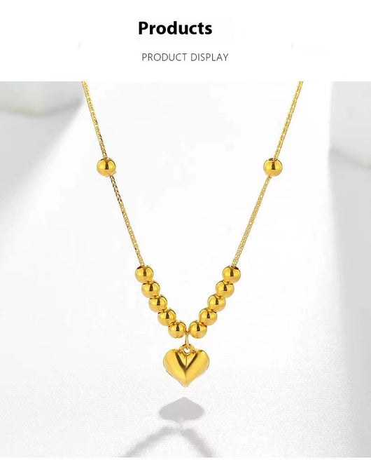 Collar de Bolitas Doradas Amor Versátil - Image 11